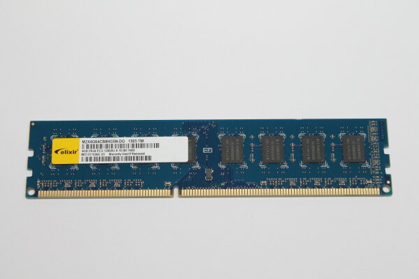 2x 4GB 8GB DDR3 Elixir Arbeitsspeicher RAM 1600MHz PC3-12800U CL9 2Rx8 M2X4G64CB8HG5N-DG