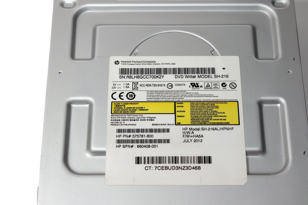 DVD Brenner S-ATA Schwarz SATA PC Computer Serial ATA CD DVD-RW Samsung SH-216 [01181014014]