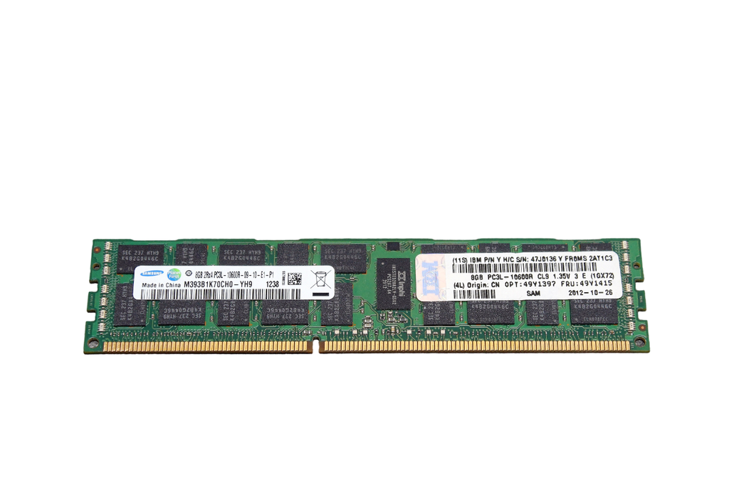 8GB SERVER RAM Samsung PC3 - 10600R DDR3 M393B1K70CH0-YH9 2Rx4 Arbeitsspeicher [01240816014]