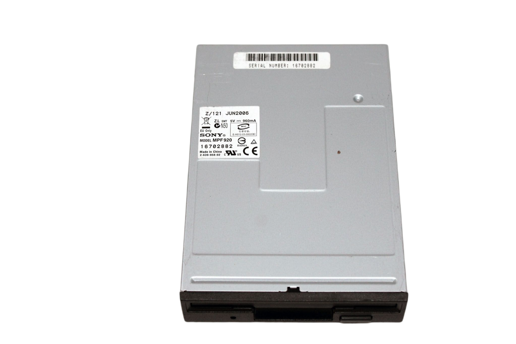 Sony MPF920 Diskettenlaufwerk 3,5 Zoll Floppy Drive Schwarz [202202021101]