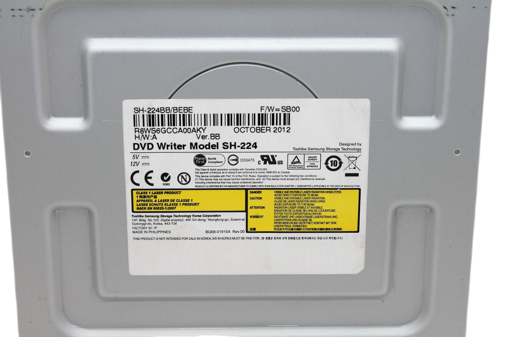 DVD Brenner Samsung SH-224 S-ATA Schwarz SATA PC Computer Serial ATA CD DVD-RW [01171023014]