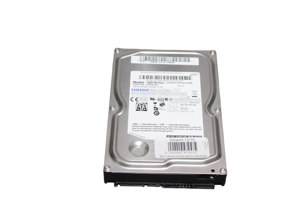 160GB Samsung HDD 3,5" Festplatte 8MB Cache SATA  3,5" intern HD161GJ