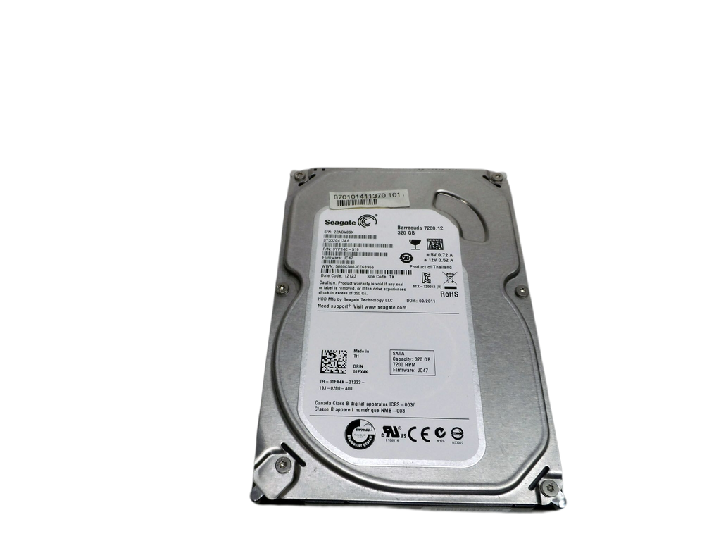 320GB Seagate HDD 3,5" Festplatte 16MB Cache SATA 3,5" intern ST3320413AS 7200U/min